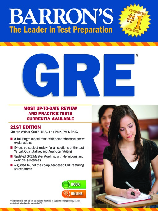 Title details for GRE by Sharon Weiner Green - Available